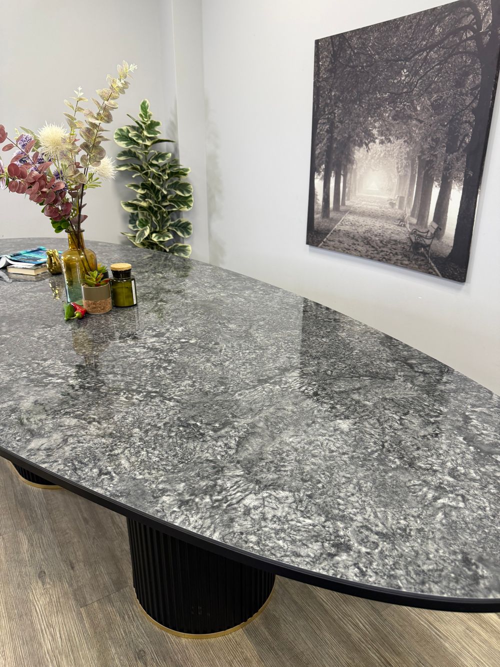 Стол Kenner LD2800, черный/керамика STARRY SKY BLACK