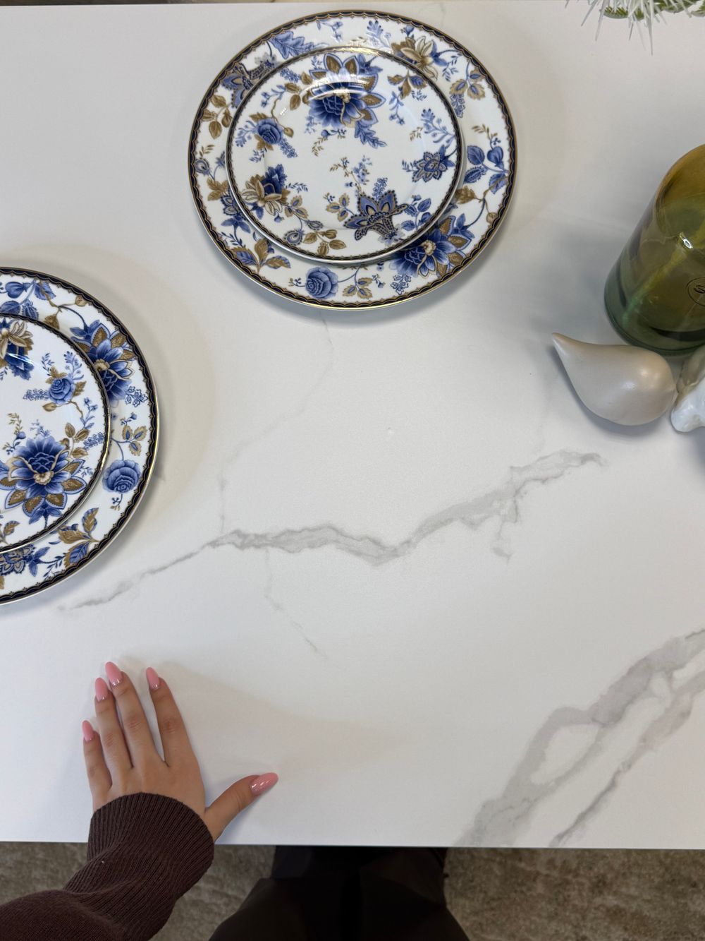 Стол KENNER LK900 белый/керамика GLORIA WHITE