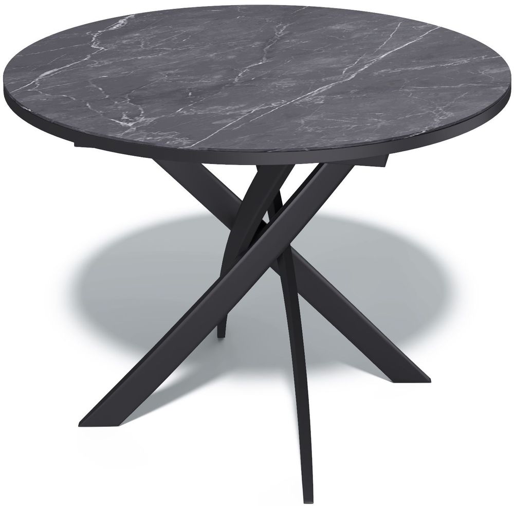 Стол KENNER R900 черный/керамика черная