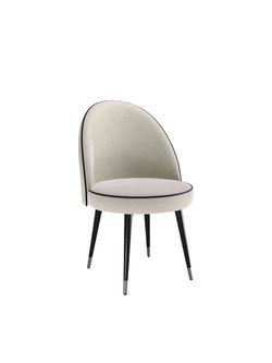 Стул Kenner 176KK черный/бежевый велюр