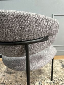 Комплект стульев 2шт KENNER 309SD черный/микробукле серый