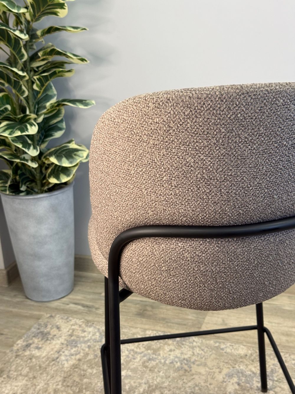 Стул KENNER 307SD ПБ белый/серебристый