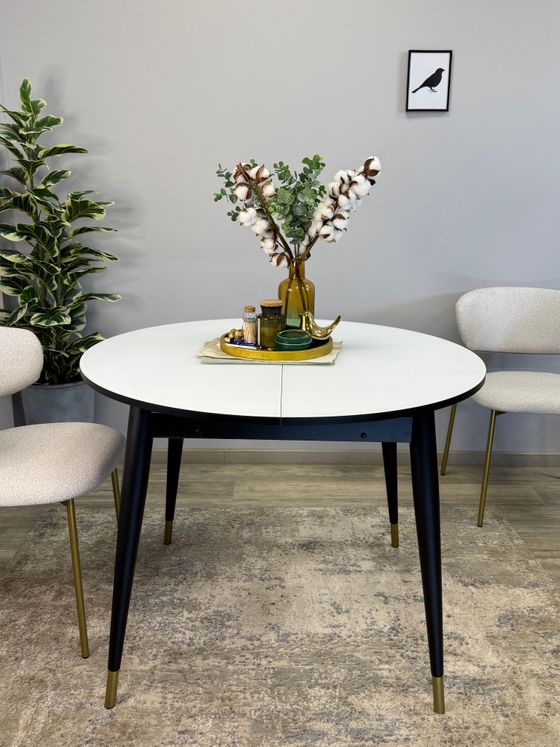 Стол KENNER K1000 венге/стекло белое сатин