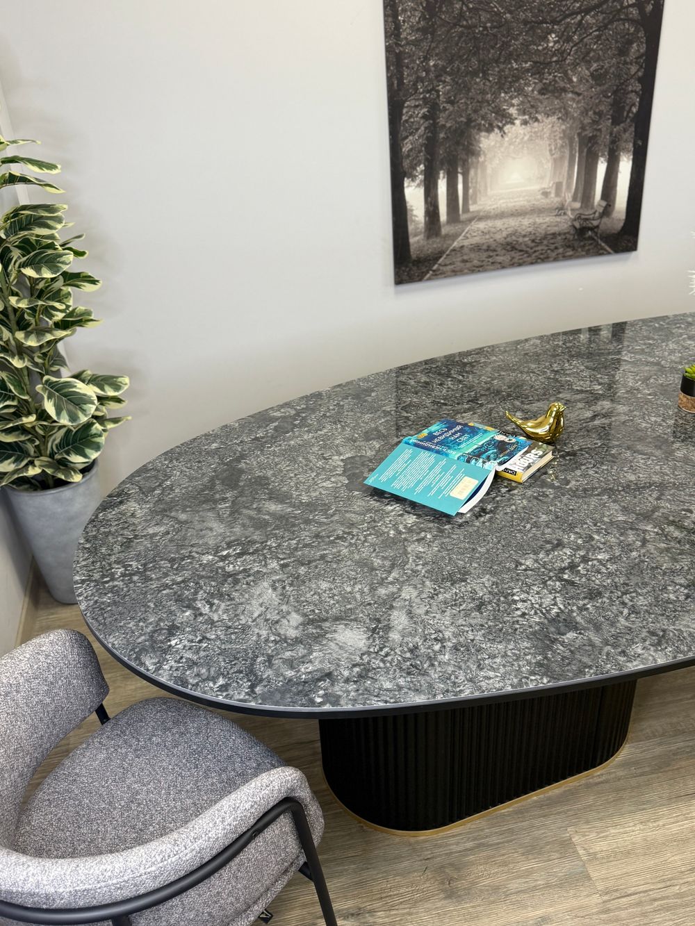 Стол Kenner LD2800, черный/керамика STARRY SKY BLACK