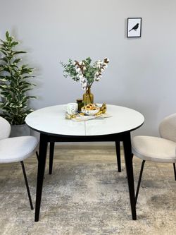 Стол KENNER 1000 М венге/стекло белое глянец