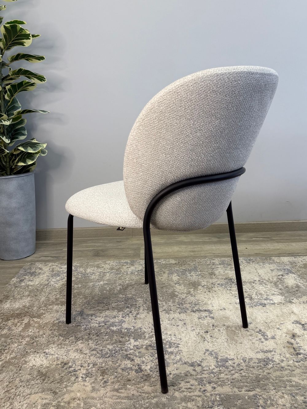 Стул KENNER 307SD черный/серебристый