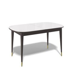 Стол KENNER 1300K венге/стекло белое глянец