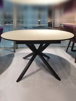 Стол KENNER B1300 венге/стекло крем сатин