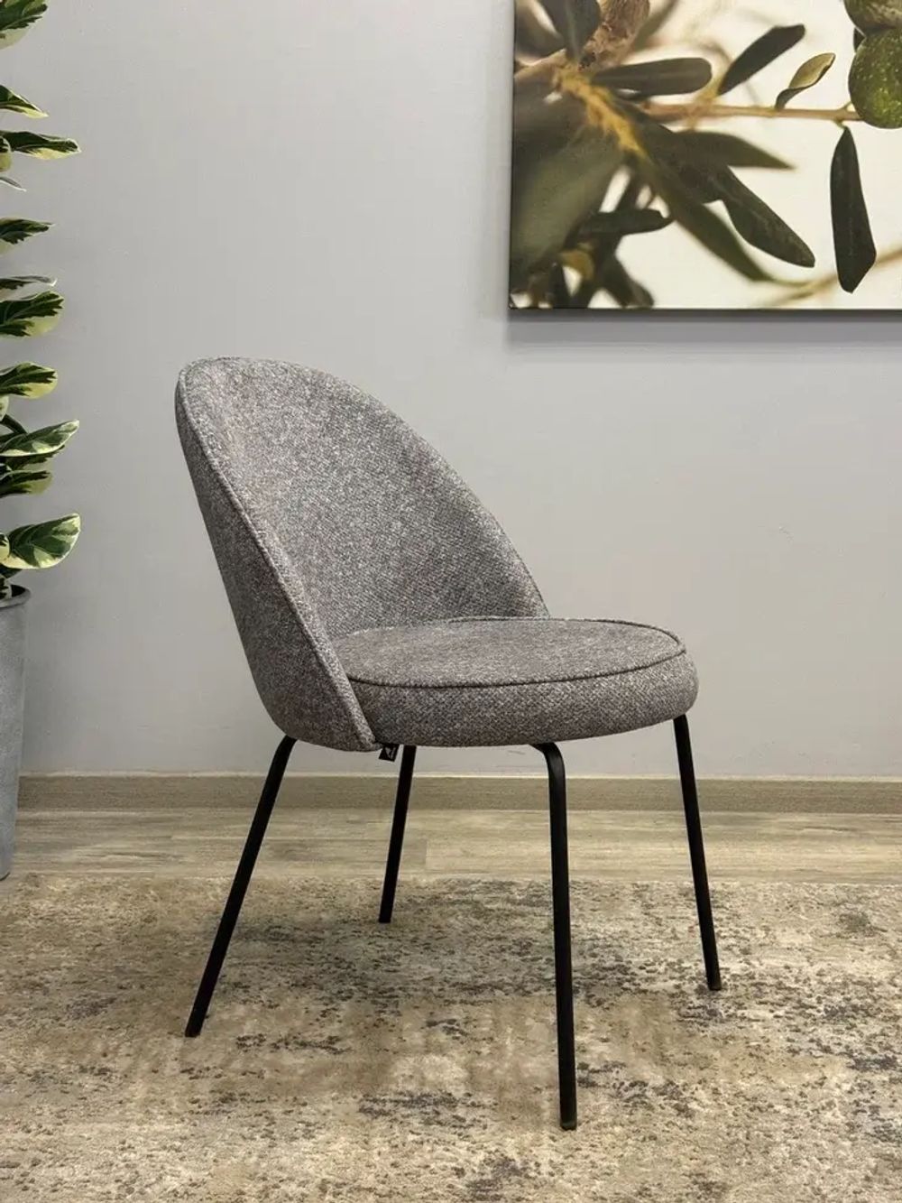 Стул KENNER 176SD черный/серый