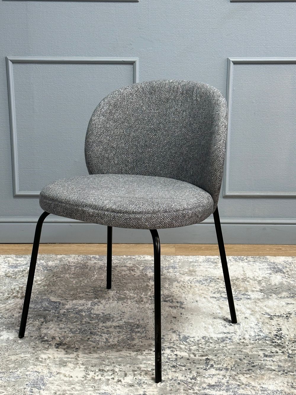 Комплект стульев 2шт KENNER 304SD черный/серый микробукле