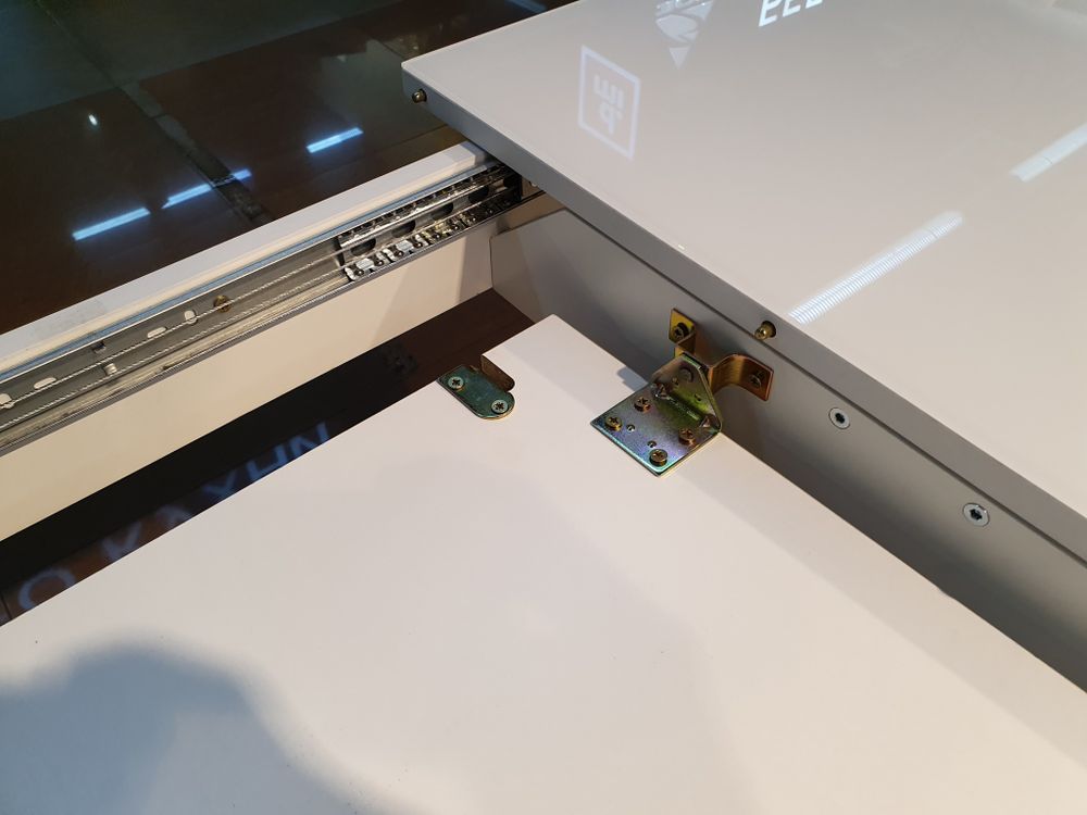 Стол KENNER 1100s белый/стекло белое глянец