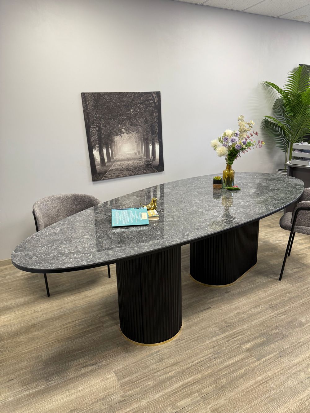 Стол Kenner LD2800, черный/керамика STARRY SKY BLACK