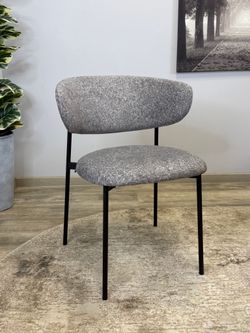 Стул KENNER 309SD черный/микробукле серый