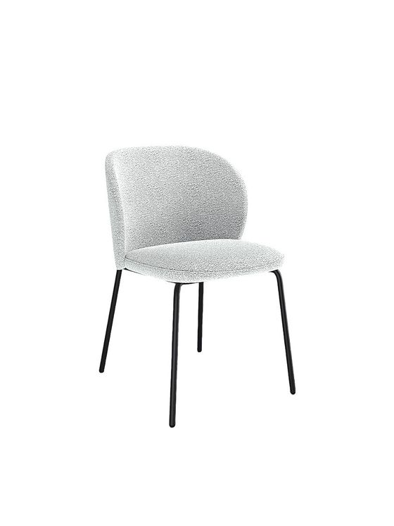 Стул KENNER 304SD черный/серебристый микробукле