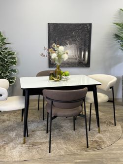 Стол KENNER 1100K венге/стекло белое глянец