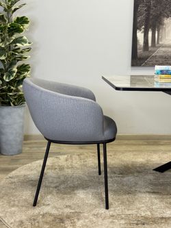 Стул KENNER 313SD черный/серый