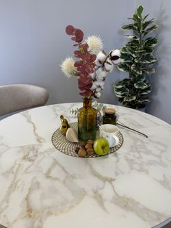 Стол KENNER RL1100 белый/керамика белая глянец