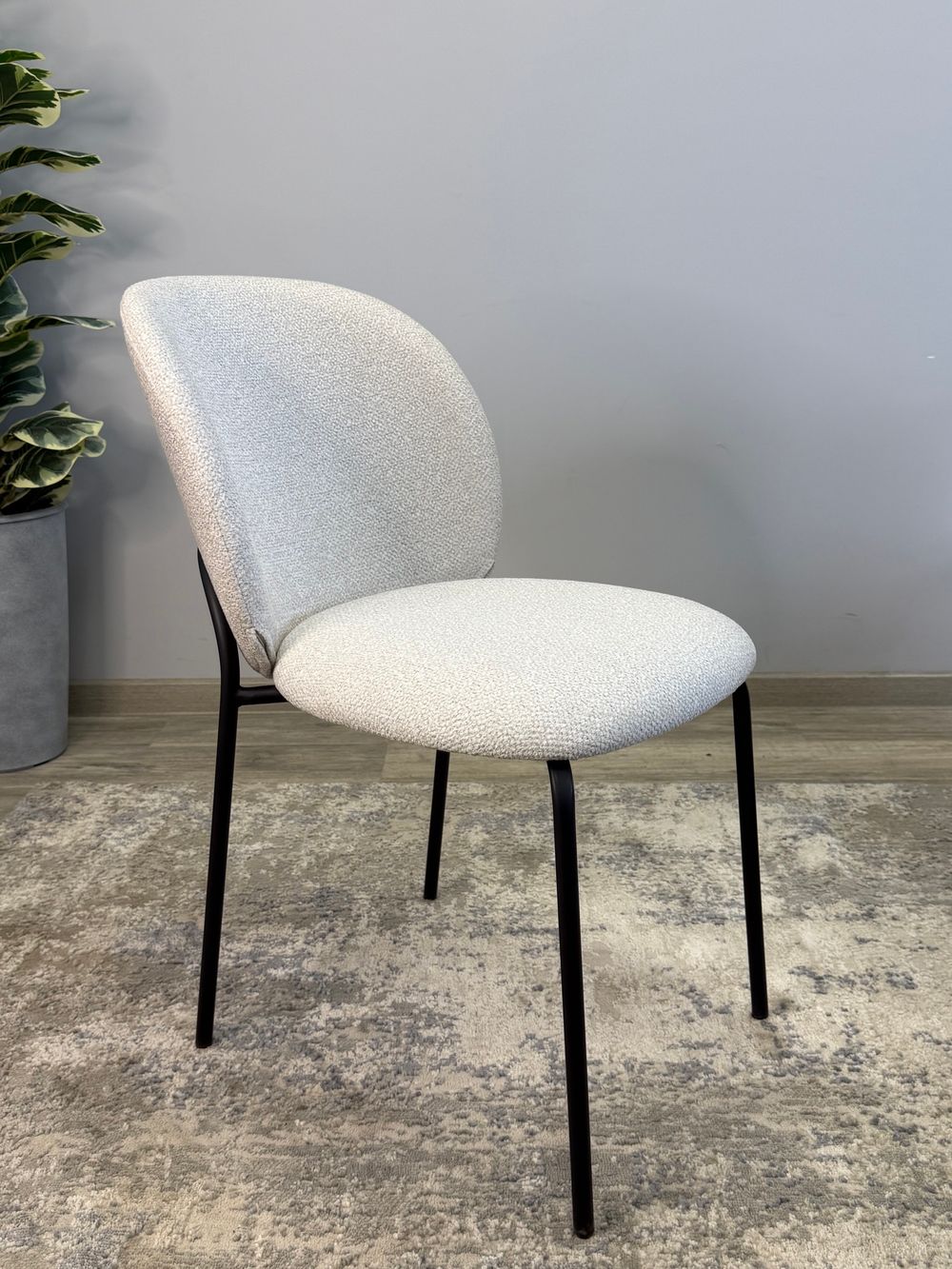 Стул KENNER 307SD черный/серебристый