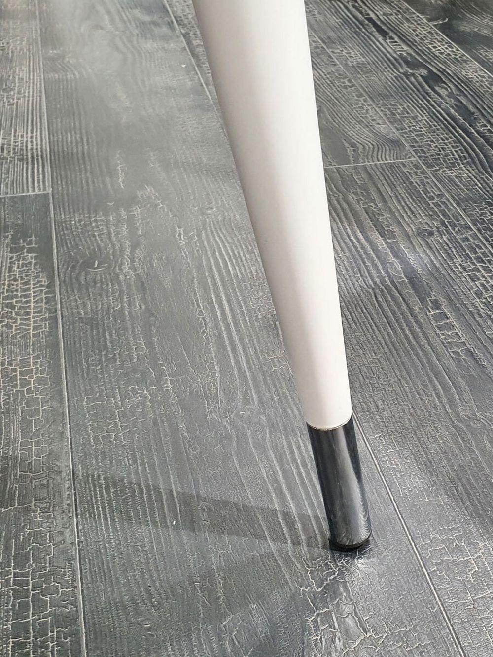 Стол KENNER K1250 белый/стекло белое глянец