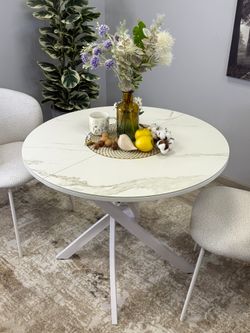 Стол KENNER R1100 белый/стекло белое глянец