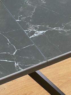 Стол KENNER DO1200 черный/керамика черная