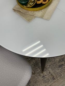 Стол KENNER 1000K венге/стекло белое глянец