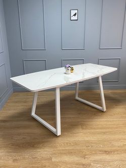 Стол KENNER AZ1400 белый/керамика белая