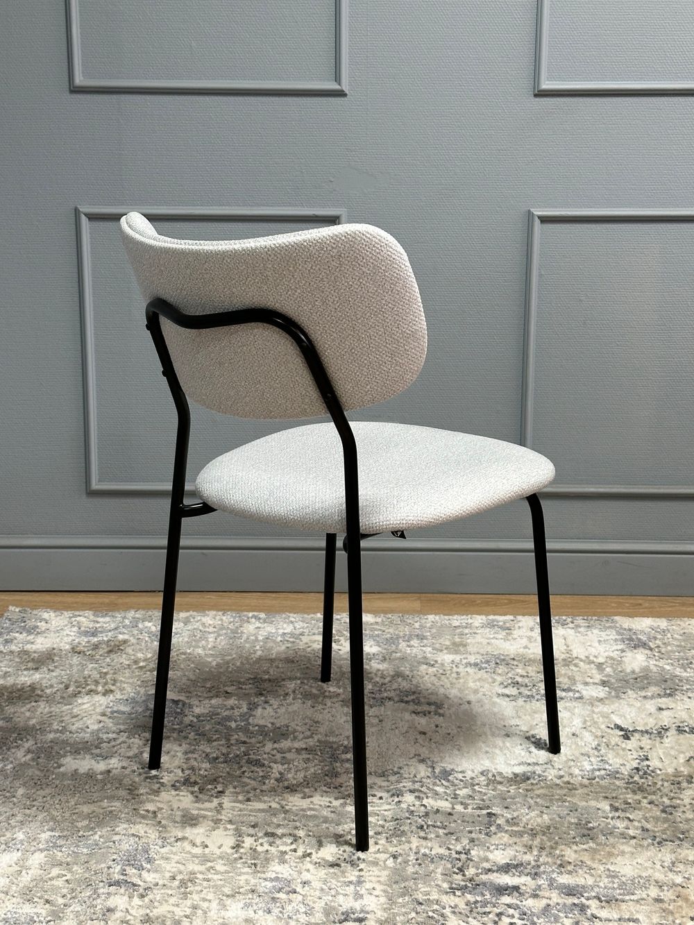 Комплект стульев 2шт KENNER 302SD черный/серебристый микробукле