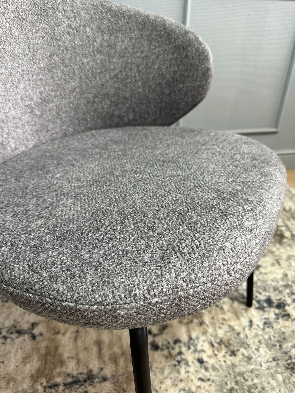 Комплект стульев 2шт KENNER 305SD черный/серый микробукле