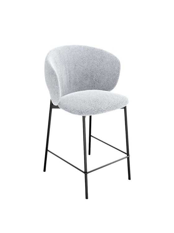 Стул KENNER 306SD ПБ черный/серебристый