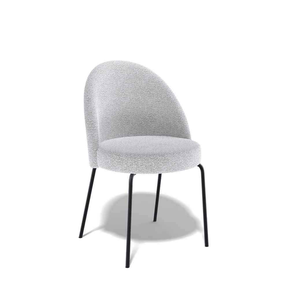 Стул KENNER 176SD черный/серебристый