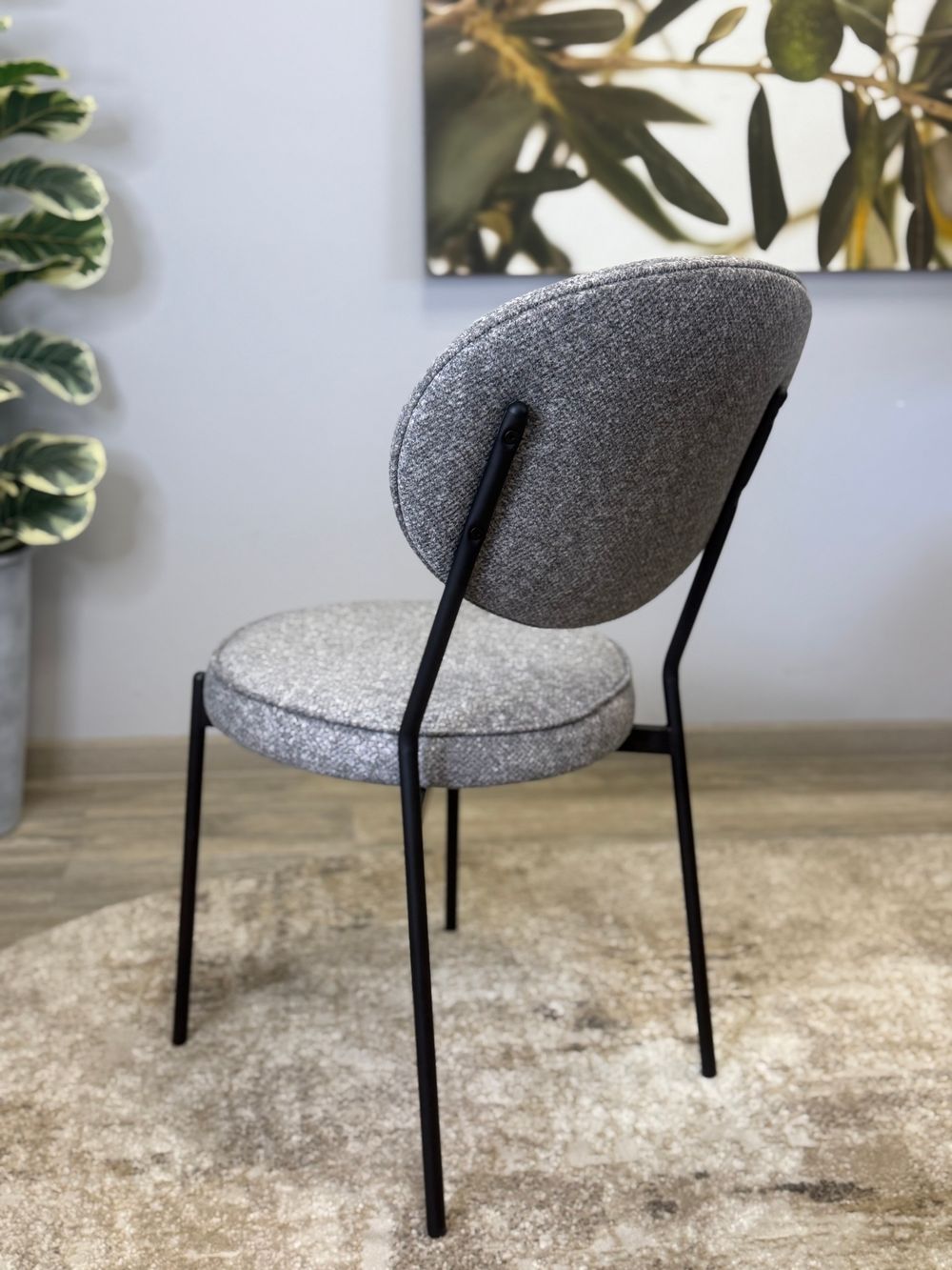 Стул KENNER 301SD черный/серый микробукле