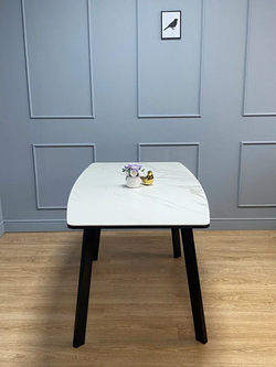 Стол KENNER AA1400 черный/керамика белая