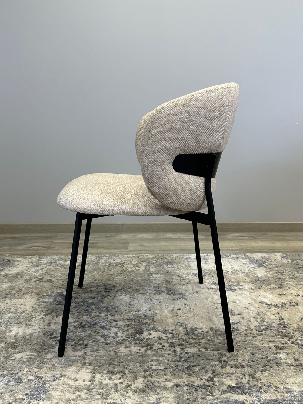 Комплект стульев 2шт KENNER 306SD черный/бежевый