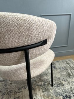 Комплект стульев 2шт KENNER 309SD черный/микробукле бежевый