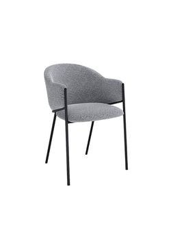 Стул KENNER 308SD черный/серый