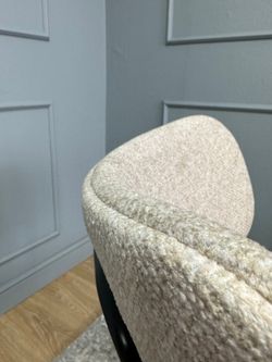 Комплект стульев 2шт KENNER 302SD черный/бежевый микробукле