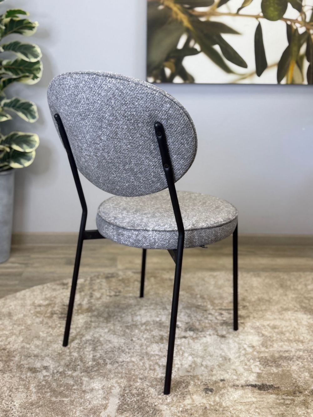 Стул KENNER 301SD черный/серый микробукле