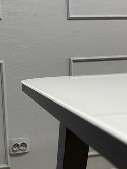 Стол KENNER 1200M венге/стекло белое глянец