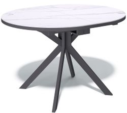 Стол Kenner DO1100, черный/керамика TOP ALPINE WHITE арт.170118