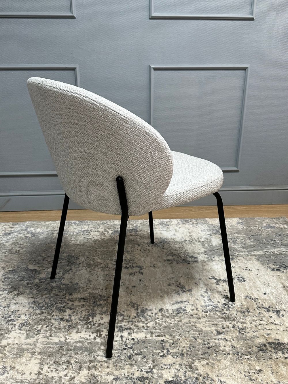 Комплект стульев 2шт KENNER 304SD черный/серебристый микробукле