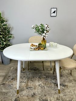 Стол KENNER 1000K белый/стекло белое глянец