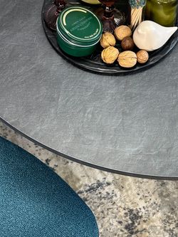 Стол KENNER DR1100 черный/сланец черный