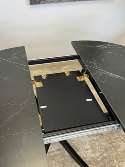 Стол KENNER R900 черный/керамика черная