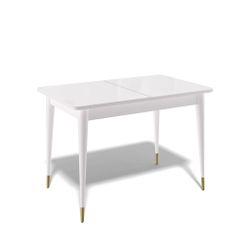 Стол KENNER 1100K белый/стекло белое глянец