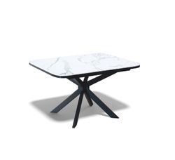 Стол Kenner BK1000, черный/керамика GLORIA WHITE