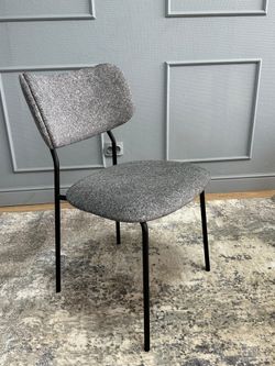 Комплект стульев 2шт KENNER 302SD черный/серый микробукле