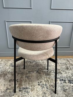 Комплект стульев 2шт KENNER 309SD черный/микробукле бежевый