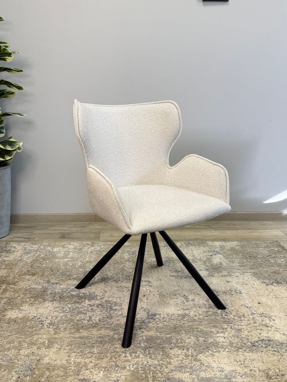 Стул KENNER 311SD черный/серебристый