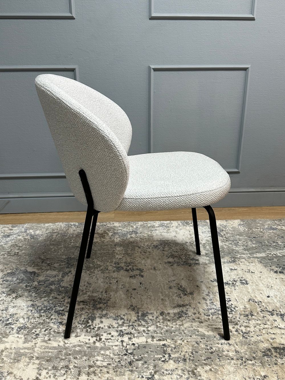 Комплект стульев 2шт KENNER 304SD черный/серебристый микробукле